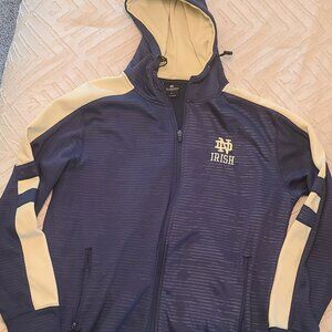 Men's Large Notre Dame Colosseum Full-Zip Hooded Jacket